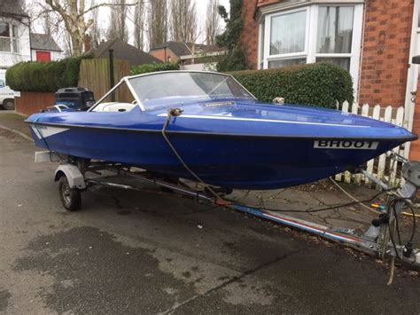 14ft Fletcher Speed Boat With 70hp Outboard And Trailer For Sale From