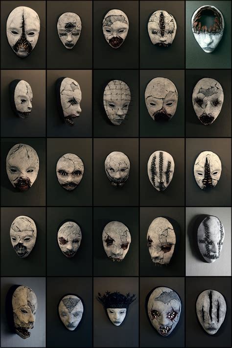 Masks By Torvinius Masks Art Creepy Masks Horror Masks