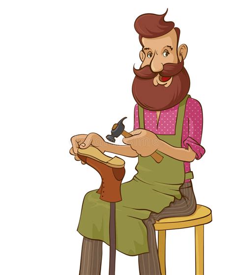 Maybe you would like to learn more about one of these? Vector Illustration Of Shoemaker Stock Vector ...