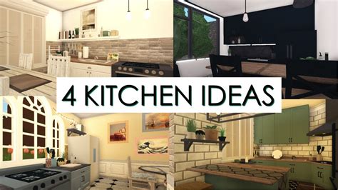 4 Small Kitchen Ideas Welcome To Bloxburg Roblox Youtube