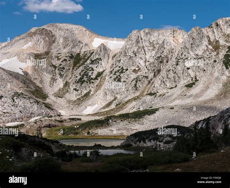 Snowy Range Medicine Bow Mountains Wyoming Stock Photo Alamy