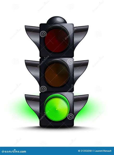 Green Traffic Light Cartoon