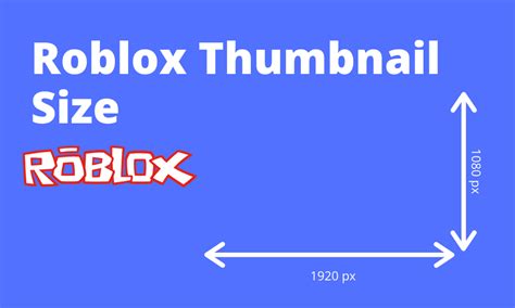 Standard Roblox Thumbnail Size