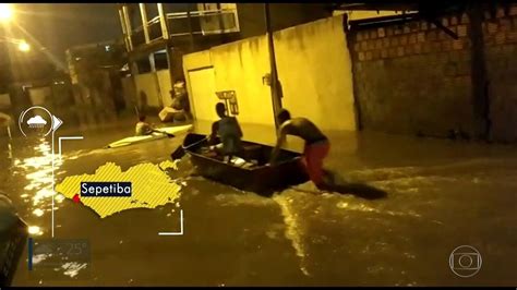 Região Metropolitana Do Rio Registra Pontos De Alagamentos Por Causa Da Chuva Forte Bom Dia