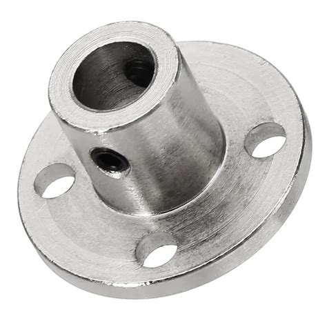 6mm Flange Shaft Coupling Optical Axis Support Fixed Seat Steel Rigid