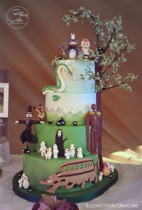 Studio Ghibli Wedding Cake Anime Cake Studio Ghibli Cool Wedding Cakes