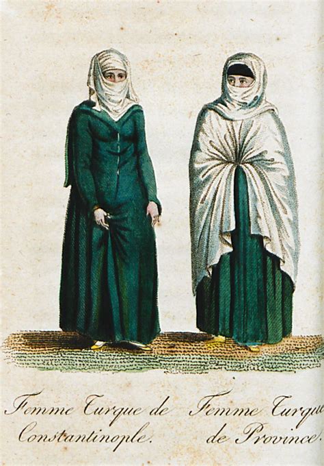 A Turkish Woman Of Istanbul In Promenade Costume A Turkish Woman From The Ottoman Provinces In