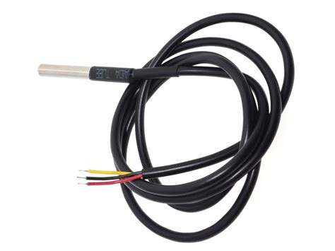 Digital Temperature Sensor Ds18b20 With Wire 1m Watertight