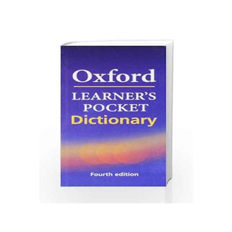 Oxford Learners Pocket Dictionary 4th Edition Buy Oxford Learners