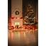 Photography Backdrops Christmas Fireplace Xmas Lights Candles 
