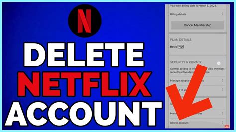 How To Delete Your Netflix Account Permanently 2023 Youtube
