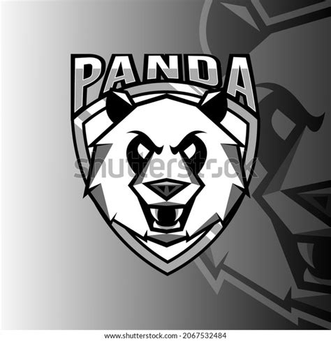 Panda Mascot Logo Vector Illustration Eps10 Stock Vector Royalty Free