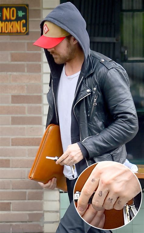Did Ryan Gosling Get Tattoo For Daughter Esmeralda See The Pic E Online Uk