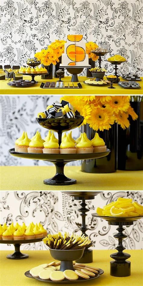 Pin By Christina Cavanaugh On Yellow Yellow Party Decorations Party