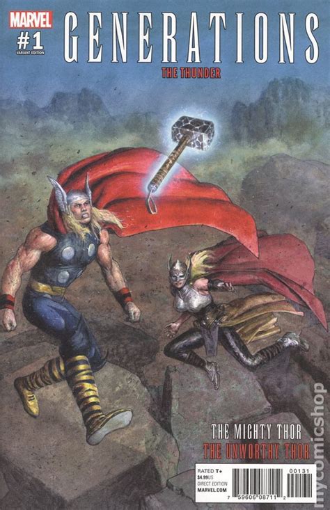 Generations Unworthy Thor And Mighty Thor 1c Marvel Comics Covers