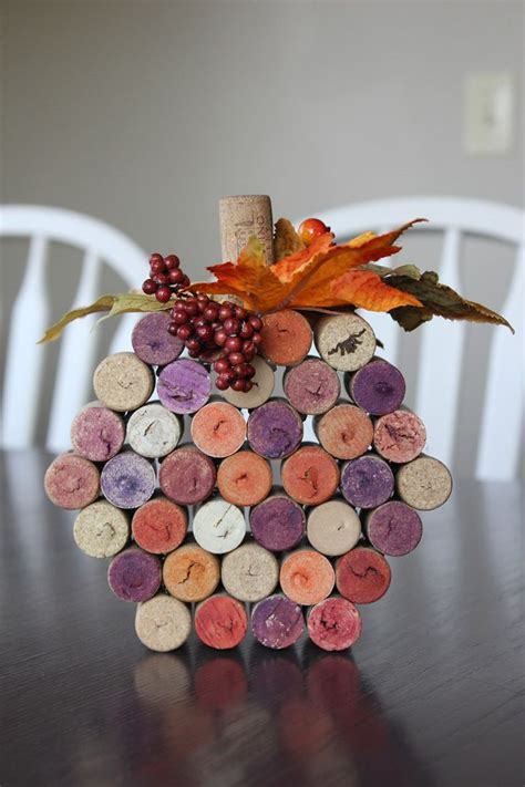 Wine Cork Pumpkin Make Your Own With This Easy Tutorial Wine Cork