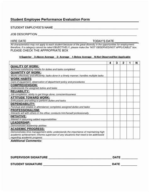 Sample Of Evaluation forms in 2020 | Evaluation form, Evaluation employee, Performance evaluation