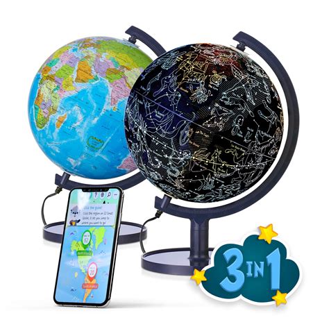 Buy Sjsmartglobe Globe For Kids Learning Interactive Learning With