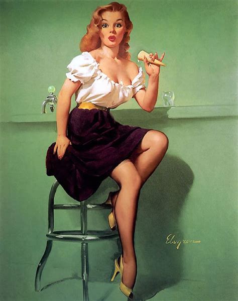 Pin Up Girl Pictures Gil Elvgren 1950s Pin Up Girls 2