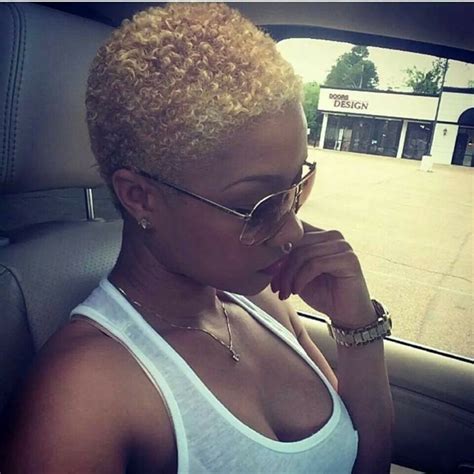 Pin By Shirl Wilson On Short Hairstyles Natural Hair Styles Blonde