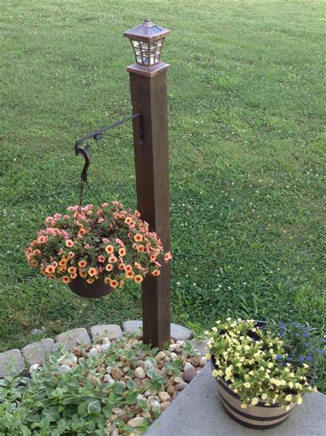 Pro kits have our best and longest life transformer and allows greater expansion. Do it yourself lamp post, with hanging basket. One 4x4 post, concreted in ground... - Modern ...
