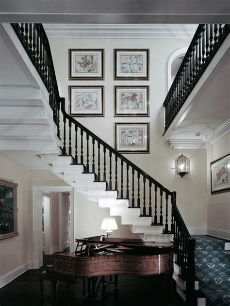 Still looking for something for under the mirror. Black Staircase | Houzz