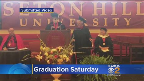 Iup Seton Hill Hold Commencements Youtube