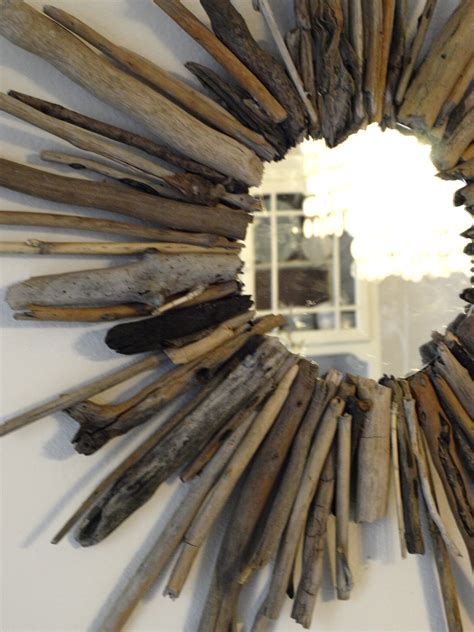 Diy Driftwood Starburst Mirror