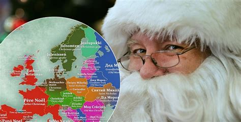 Heres What Santa Claus Is Called In Different Countries Around The