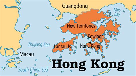 Where Is Hong Kong Located On A Map World Map