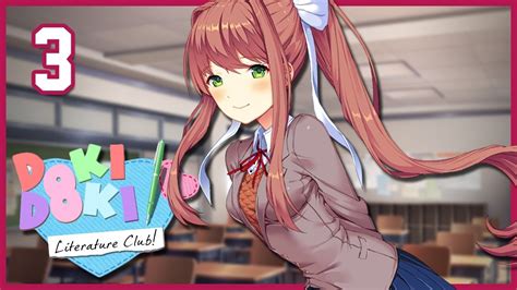 Lets Play Doki Doki Literature Club Blind Part 3 Reading Together