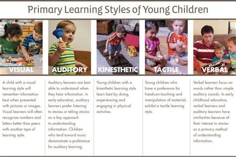 Primary Learning Style Of Children Learning