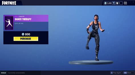 New Dance Therapy Emotedance In Fortnite Youtube