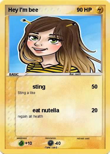 Pokémon Hey I M Bee Sting My Pokemon Card