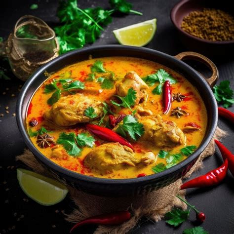 Premium Ai Image Chicken Curry Photography