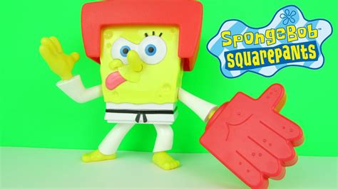 Spongebob Squarepants Karate Chopper Talking Action Figure Toy Review