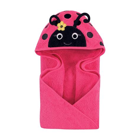 Luvable Friends Animal Hooded Towel Embroidery Bug 57059ch Shopee