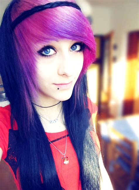 Suzy Silence In Pink By SuzySilence On DeviantART Emo Girl Hairstyles Emo Hair Emo Scene Hair