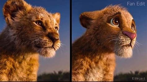Lion King Character Redesigns Highlight The Problem With Realistic Cgi