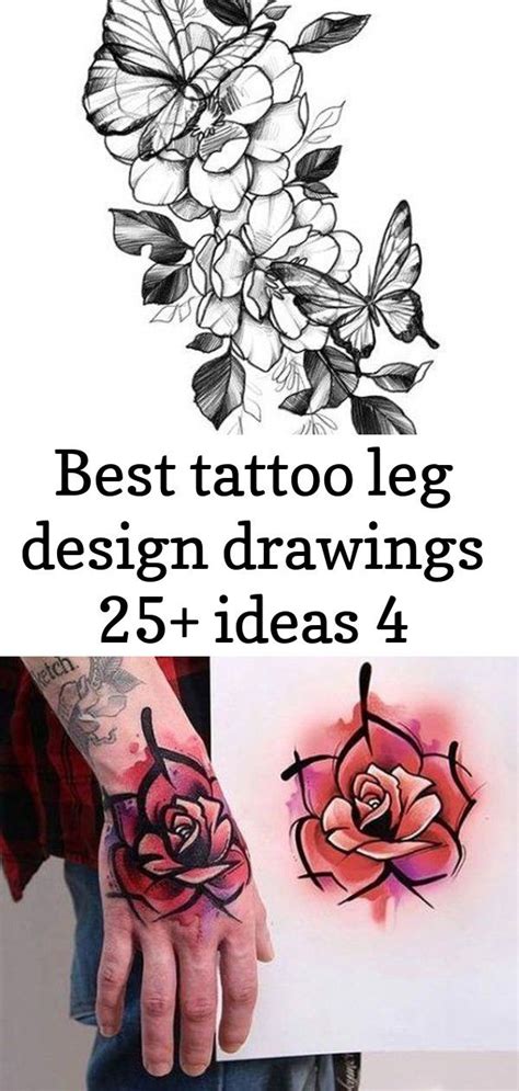 Best Tattoo Leg Design Drawings 25 Ideas 4 Cool Tattoos Leg Tattoos