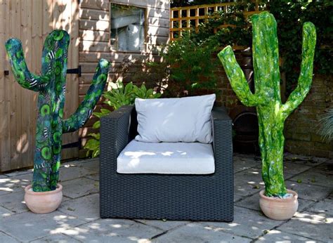 How To Make A Giant Paper Mache Cacti For Your Home And Garden Hometalk