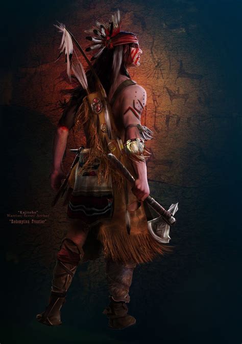 Karena mengikuti hewan buruan, mereka mengembara. Kajitoho Concept by nma-art on deviantART | Warrior ...