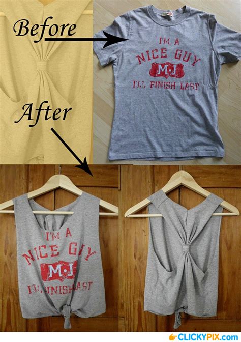Cute Diy Projects — Makeover T Shirt Use This Cool Idea To Turn All