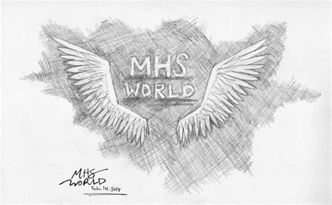Freehand Sketching Mhs World Wings Drawings World Wings
