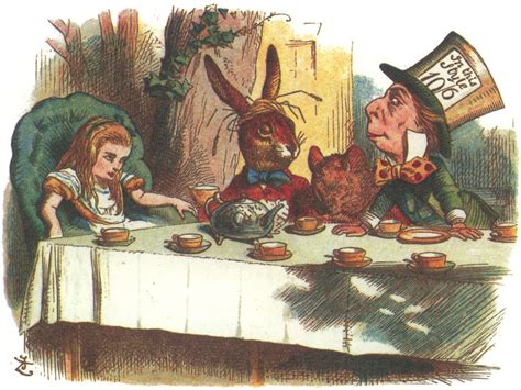 Dormouse Alice In Wonderland Illustration
