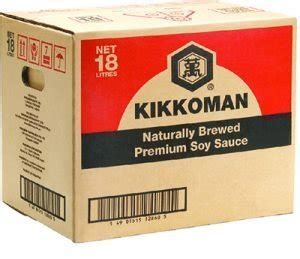 I had no idea this had an alcohol content. KIKKOMAN Soy Sauce HALAL 18L/carton (sold per carton ...