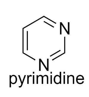 Draw A Structure Of Pyrimidine Homework Study Com