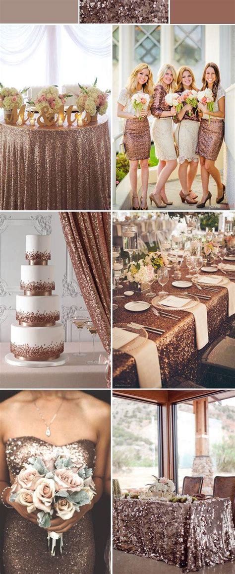 Ah we love everything about rose gold! rose gold wedding | Glitter wedding, Glittery wedding