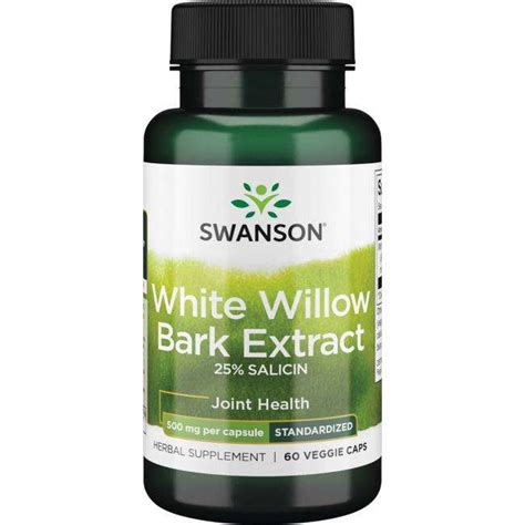 Swanson White Willow Bark Extract Mg Capsules Inne Marki