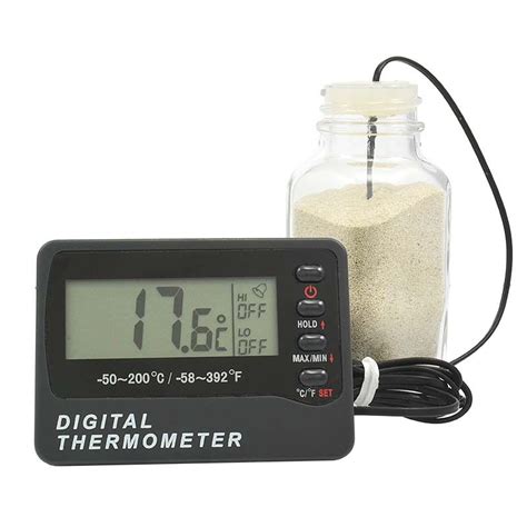 Oven Min Max Alarm Digital Bottle Thermometer Nist Certified